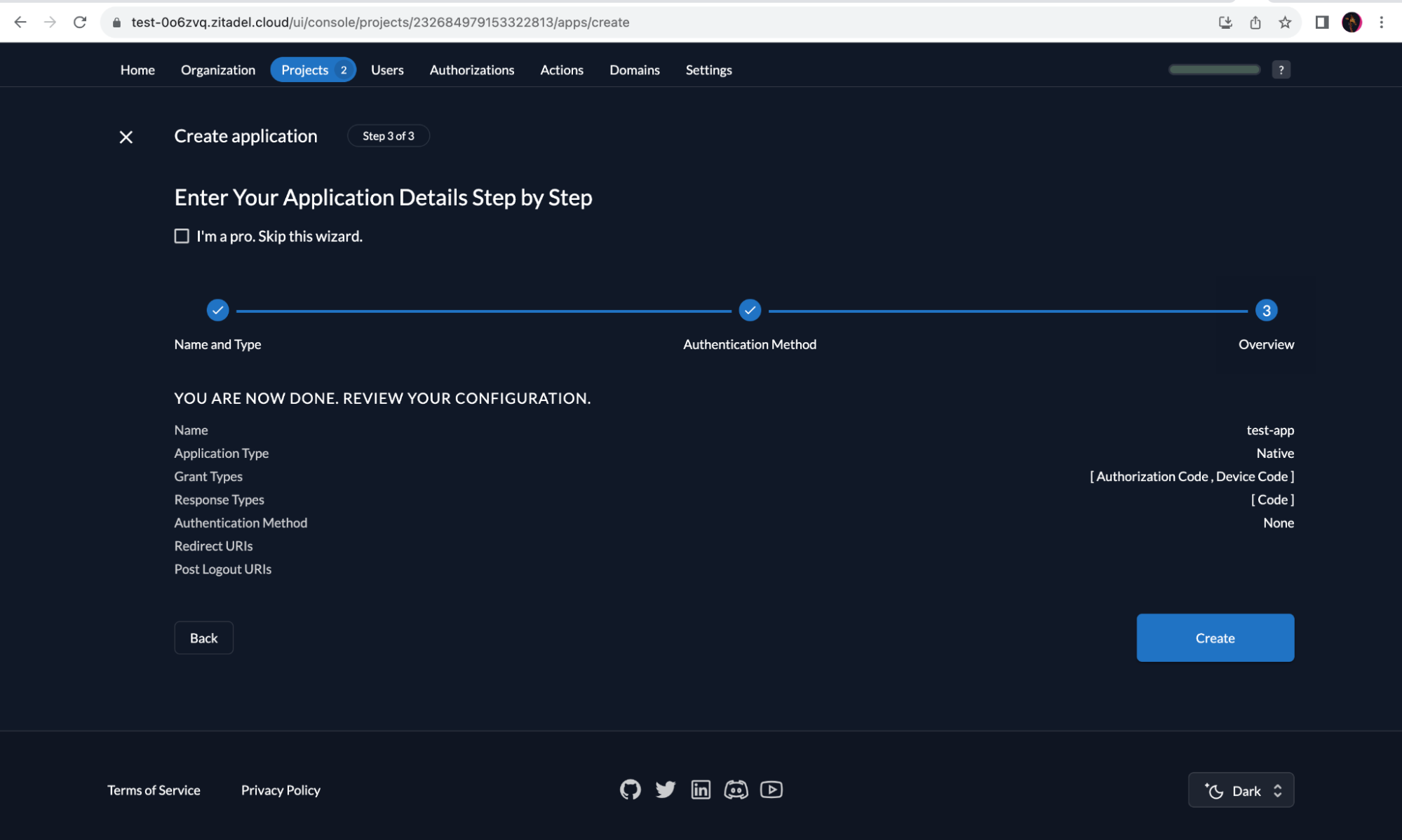 Device Authorization Flow in ZITADEL